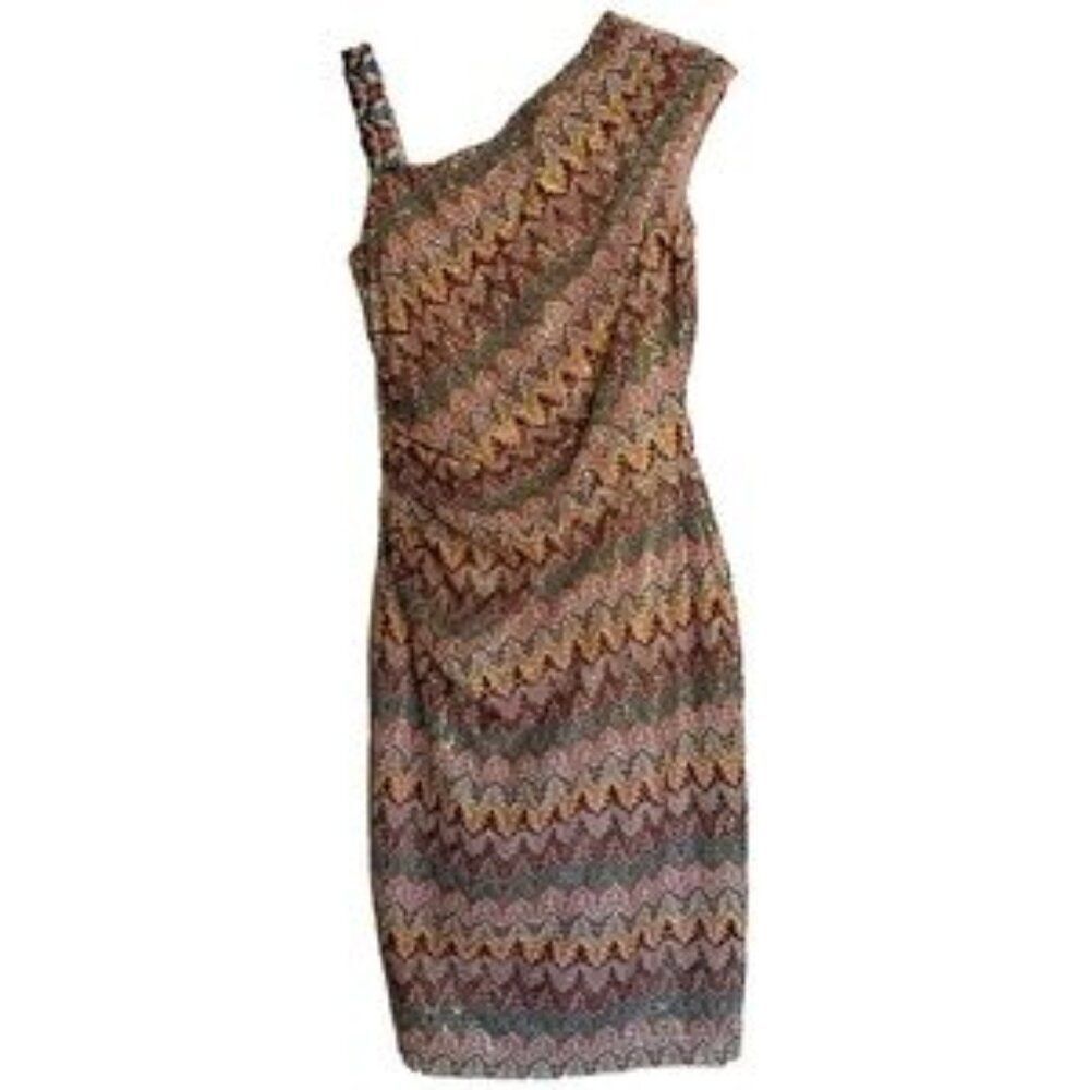 ✨ DAVID MEISTER ✨ One Shoulder Asymmetrical Cocktail Dress - [Size 12]